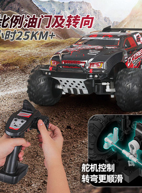 IQOEM 专利产品1:12全比例2.4g有刷遥控车彩灯模型高速越野车玩具