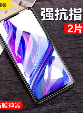 闪魔 适用华为荣耀9X钢化膜Honor9Xpro抗蓝光TL00 honr HLK一AL00 9xpor x9por手机贴膜pro玻璃膜HLKAL10