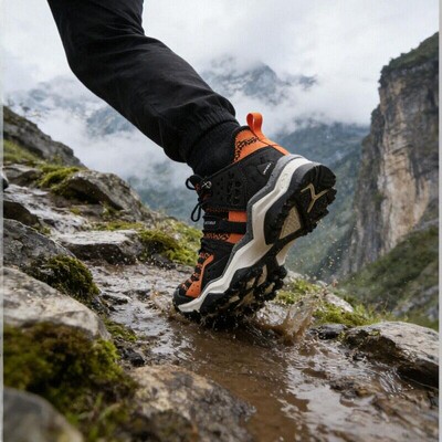 Rax男登山徒步鞋透气防滑耐磨