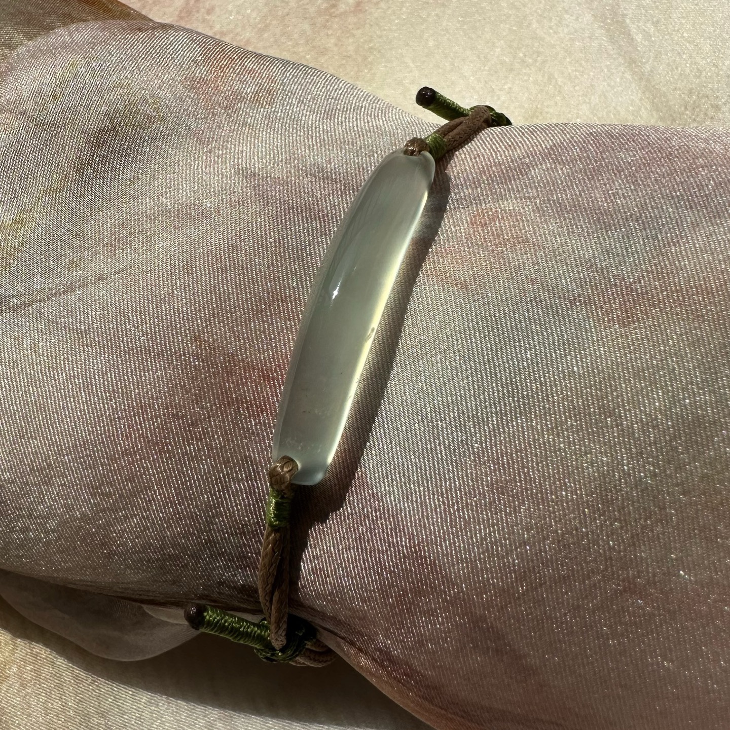 岫岩玉无事手牌手链新中式