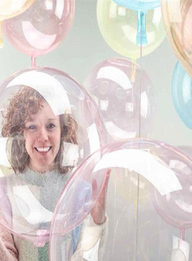 美国Anagram泡泡球透明 Crystal Clearz结婚礼生日派对梦幻气球