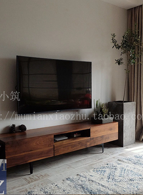 BBGA-013 木棉小筑*北欧电视柜*简约日式风格百搭*黑胡桃实拍