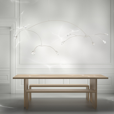 设计师Luminous Reflections吊灯酒店别墅复式楼宴会厅客厅餐厅灯