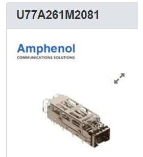 U77-A261M-2081 /O 连接器 SFP PLUS CAGE 1X2 METAL SPRING FI