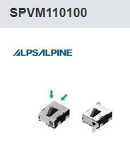 SPVM110100 阿尔卑斯Alps Alpine 检测开关 BI-DIR W/ LUG 40.8gf