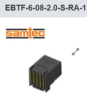 10131762-101LF) ExaMAX 6*8 高速背板EBTF-6-08-2.0-S-RA-1