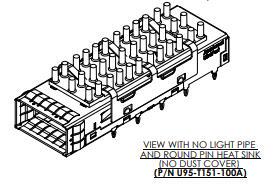 U95T161100A 安费诺  UltraPort  1*1 高速IO UltraPort QSF QSFP