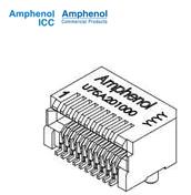 UE76-A20-2000T 安费诺 SFP+ 连接器  ExpressPort  HSIO 20P SMT