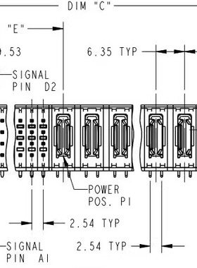 51721-10002406ABLF 国产替代 24S6P 弯公 电源模块 大电流