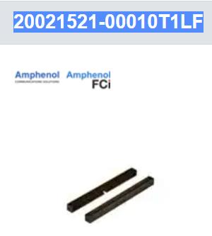 20021521-00010T1LF 安费诺FCI  Cable-to-Board, 直公  10P