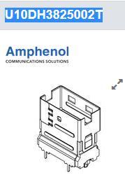 U10DH3825002T  I/O Connectors SlimSAS V/T X4 30U