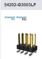 54202-G3003LF FCI 排针 6P UNSHRD VERT HDR .76 MICROMETER AU