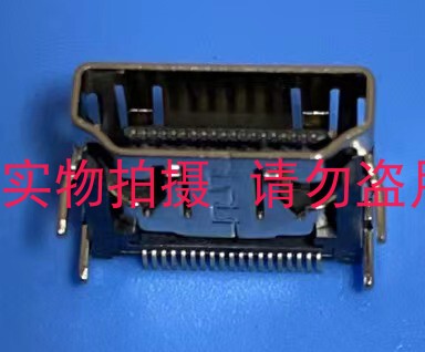 HDMI Type A 母座 HLHDMI10029449-RA 19P 表贴 替代FCI，MOLEX