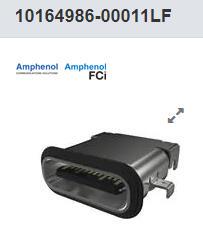 10164986-00011LF USB 3.2 Type C GEN 1 Receptacle Hybrid 24Pi