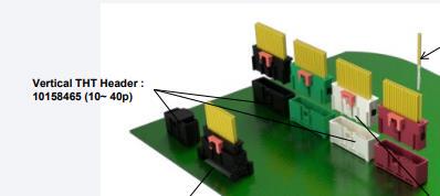 10158465-032KALF 汽车连接器 WireLock 1.80mm WTB 直插板座 32P