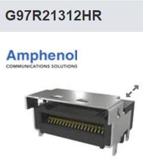 G97R21312HR MCIO,R/A,85OHM,38P,30U,1.5MM