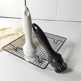 出口欧美不锈钢牛排松肉针家用嫩肉器扎孔断筋锤敲打肉锤插肉针