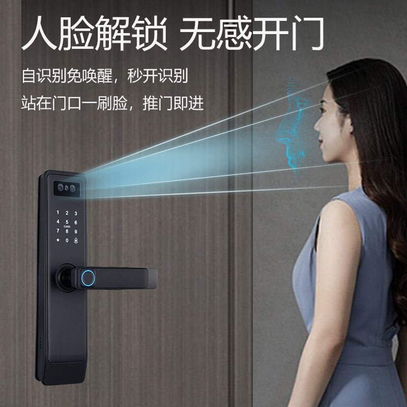 人脸识别可视锁室内木门指纹锁远程密码锁办公室房间门家用智能锁,基础建材,室内门智能锁,淘宝优惠券,粉丝福利购,淘宝优惠卷