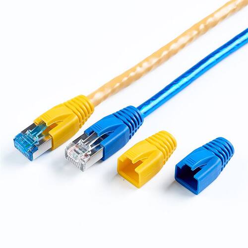 七/八类RJ45网络水晶头护套 超六类CAT6A粗网线保护胶套8.0-8.5mm
