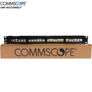 COMMSCOPE康普六类760237040空架CPP-UDDM-SL-1U-24口配线架