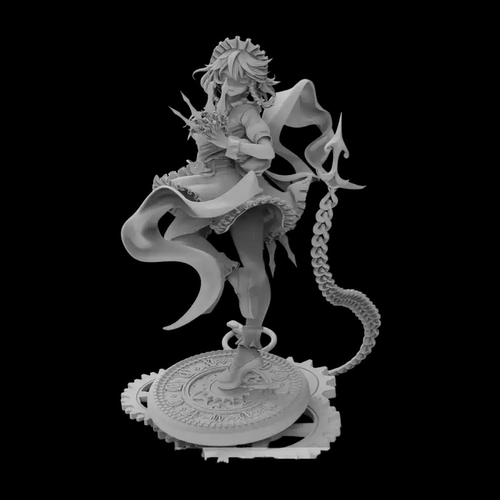 十六夜咲夜Izayoisakoma手办3D