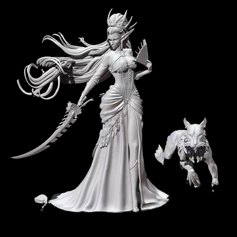 伊弗蕾妮战锤40K死神手办3D打印