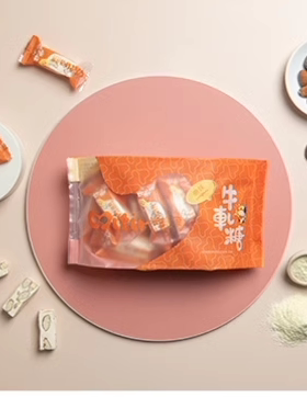 台湾进口食品零食糖果原味杏仁手工牛轧糖牛奶糖300g伴手礼