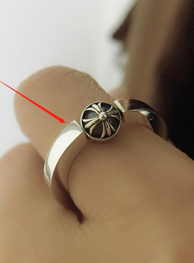 细款指环纯银尾戒