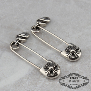 ROCK HEARTS 小别针耳钉滚石小舌头耳环 胸针 领针S925纯银