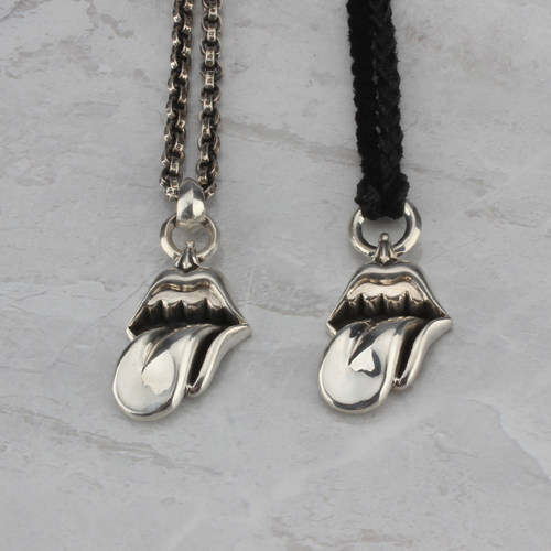 ROCK HEARTS 大舌头项链 吊坠朋克GD权志龙 同款 S925纯银