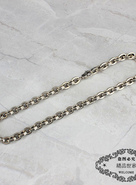 朋克风罗志祥纯银项链孙红雷同款