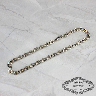 ROCK HEARTS项链 LOGO链子 朋克罗志祥 孙红雷同款 纯银S925银