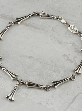 暗黑风周扬青网红同款纯银手环