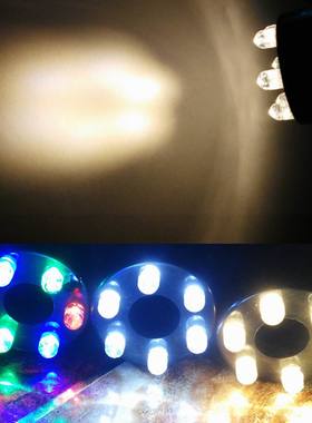 石头喷泉6LED灯 AC12V 彩色灯 假山树脂工艺品流水喷泉灯摆件