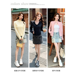 显瘦开衫 修身 外套防紫外线防晒服 薄款 H859户外运动防晒衣女春夏季