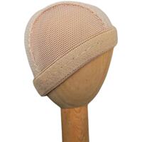 bjd doll fake hair net hat Hair making accessories Homemade wig beige hair net doll doll hair net cover thumbnail 6