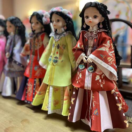 国潮汉服儿童手工DIY服装设计