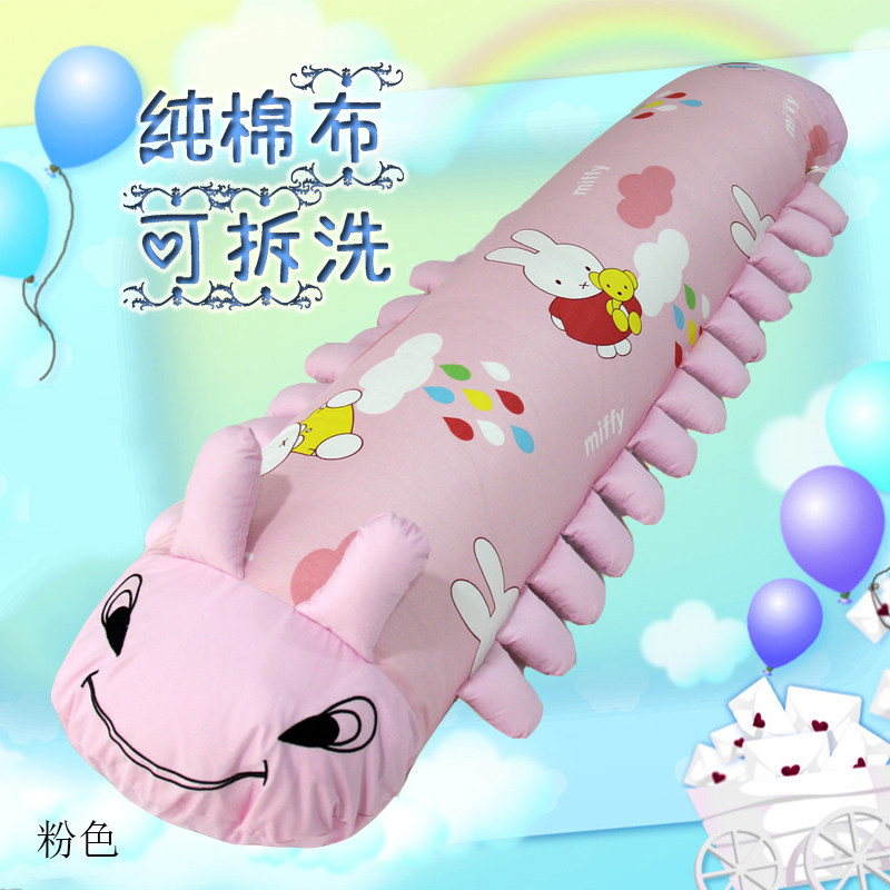 七夕礼物1.2米长条纯棉抱枕公仔圆柱可爱毛毛虫抱枕睡觉卡通枕头