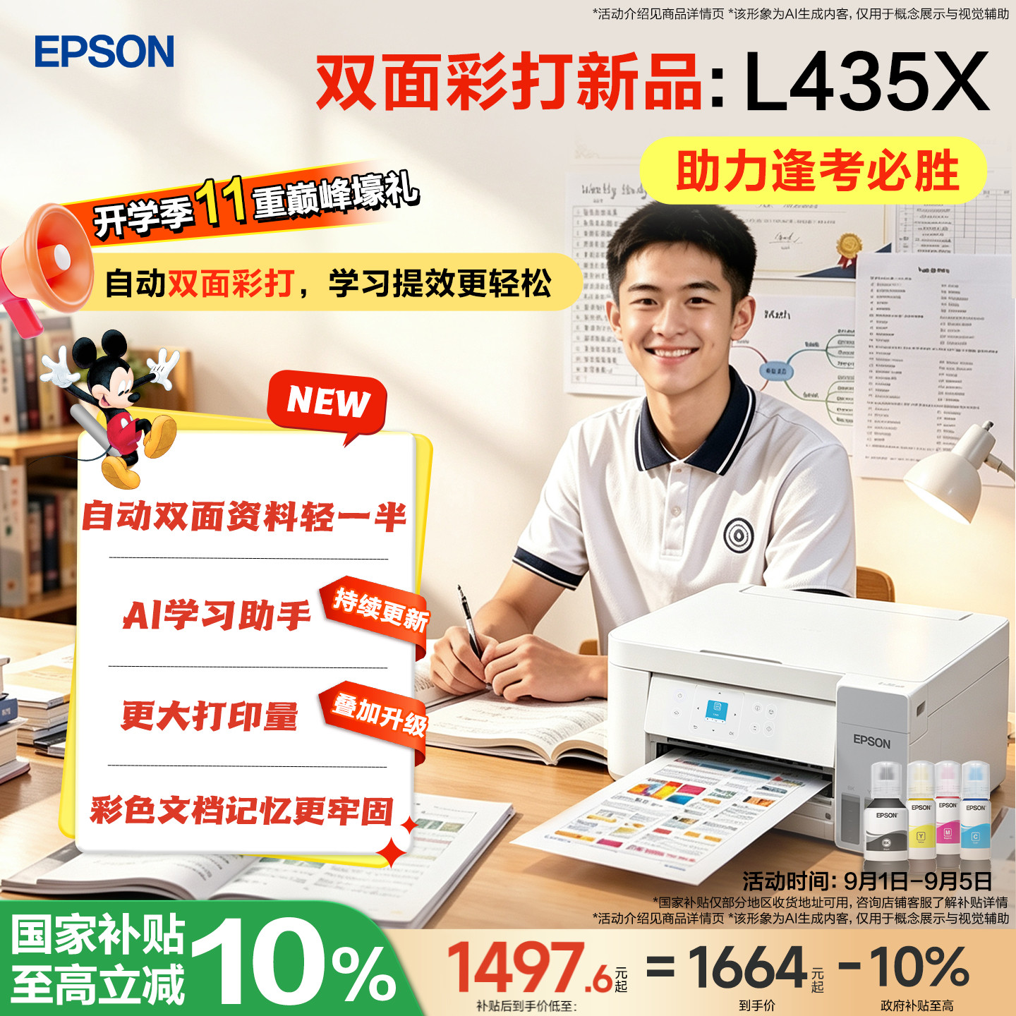 爱普生打印复扫描一体机图片