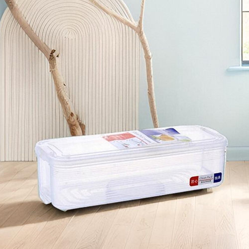 窄身长挂面条叠加微波食物收纳盒