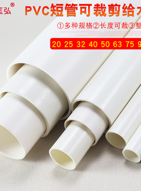 PVC管水管配件给水管道上水管件塑料20 25 32 40 50 63 75 90 110