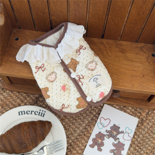 猫咪衣服猫猫银渐层秋冬保暖纯棉防静电马甲可爱比熊宠物冬天背心