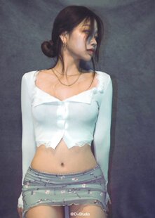 Dplus美试甜辣妹小众纯欲性感黑蕾丝露脐开衫长袖上衣女百搭修身