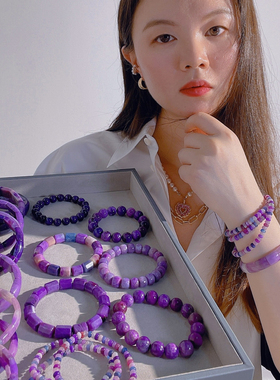 十年手串寻遇原创手串皇家紫