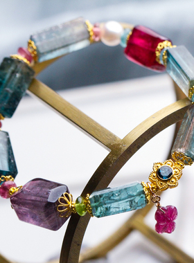 寻玉【遇见极光】稀有碧玺手串