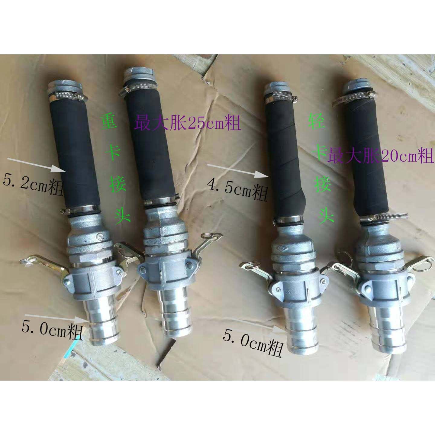 scr清洗机气胀接头气囊接头排气管堵头吹气气囊接头排气筒气囊头