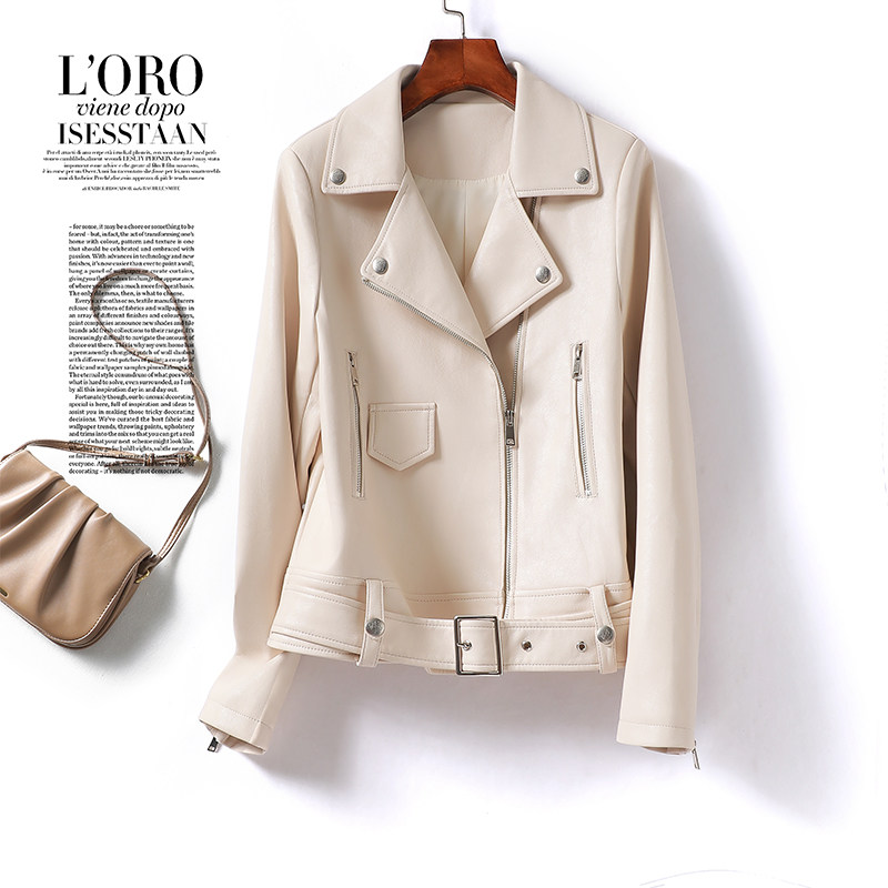 真皮皮衣女短款时尚机车皮夹克海宁爆款秋冬新款高级感绵羊皮外套