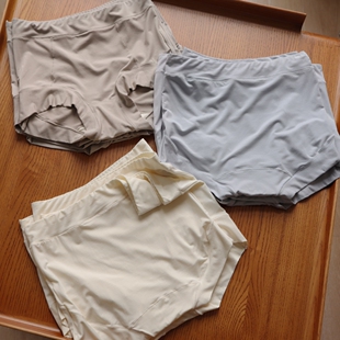华家裸感三条装全包臀内裤大弹力包容再生纤维无痕透气底裆大码