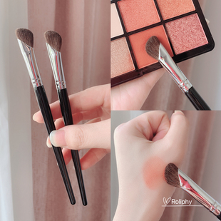 画鼻影超赞!小马毛斜角鼻影刷镰刀形鼻侧影刷动物毛眼影化妆刷子