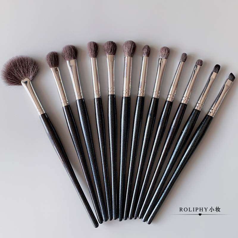 化妆师专用细光峰羊毛眼影刷鼻影刷动物毛眼部高光晕染刷彩妆刷子